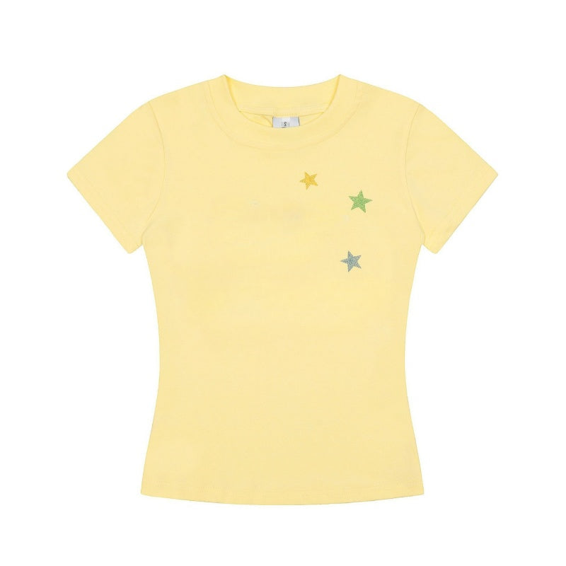 Stylish Yellow Graphic T-Shirt